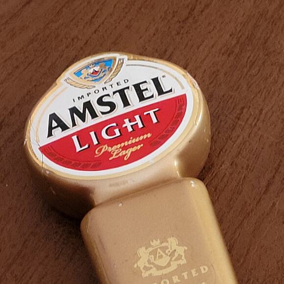 Amstel Light Imported Premium Lager Tap Handle Holder Keg 10.5" tall - Picture 2 of 12